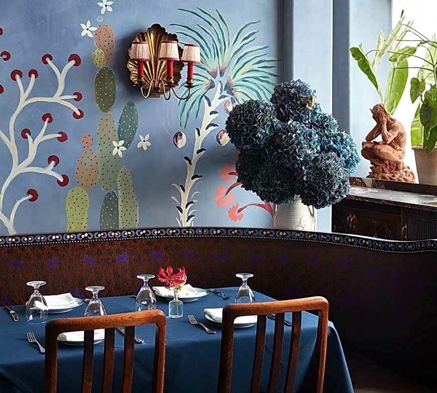 Blue Room northern detail