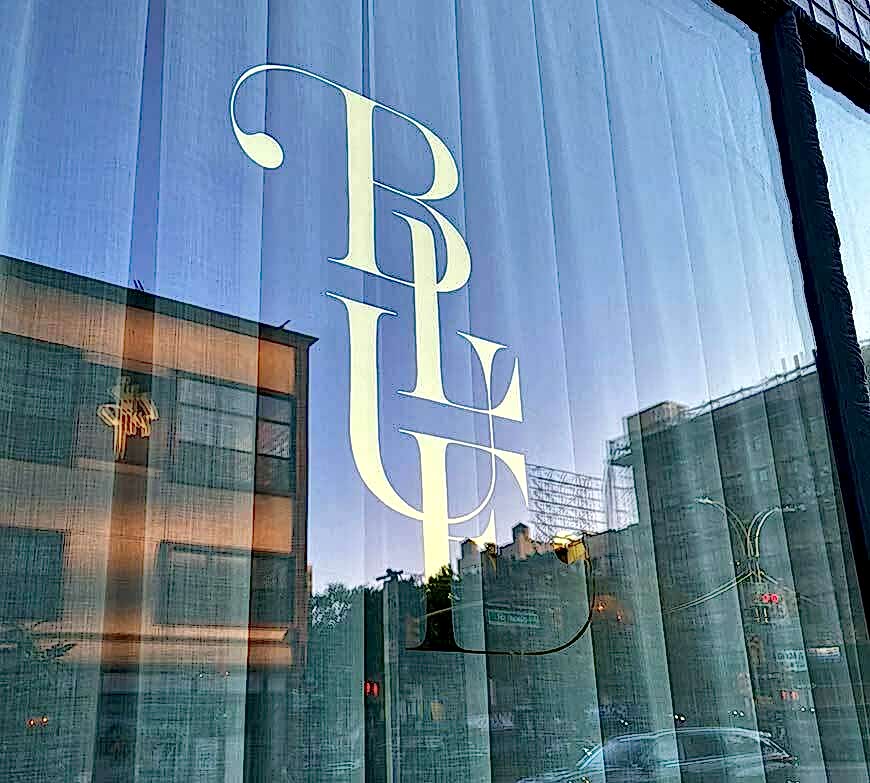 Blue Room exterior window