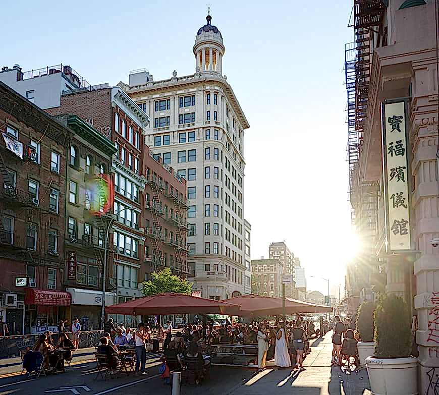 Canal Street sundown